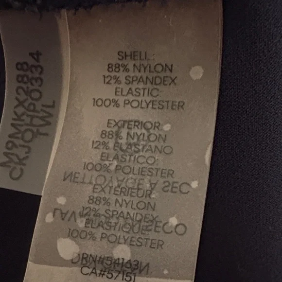 Calvin Klein Navy Skinny Pants - Picture 4 of 4